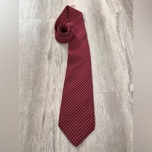 Vintage Classic Men's Red Silk Tie J.T. Beckett